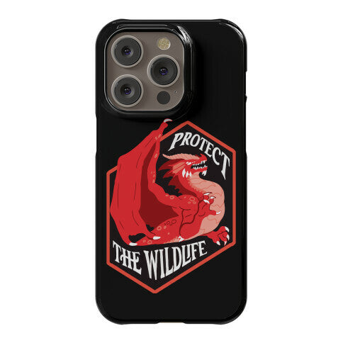 Protect The Wildlife Red Dragon Phone Case
